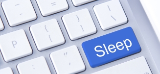 søvnproblemer - søvn knap tastatur - Mybodyandmind x151